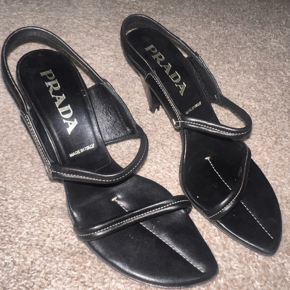 Prada Black Women's Sandals